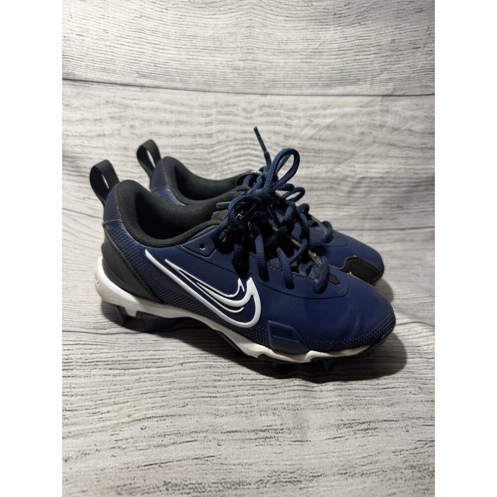 Nike Force Trout 9 Keystone Youth Size 2Y Baseball Cleats Black White